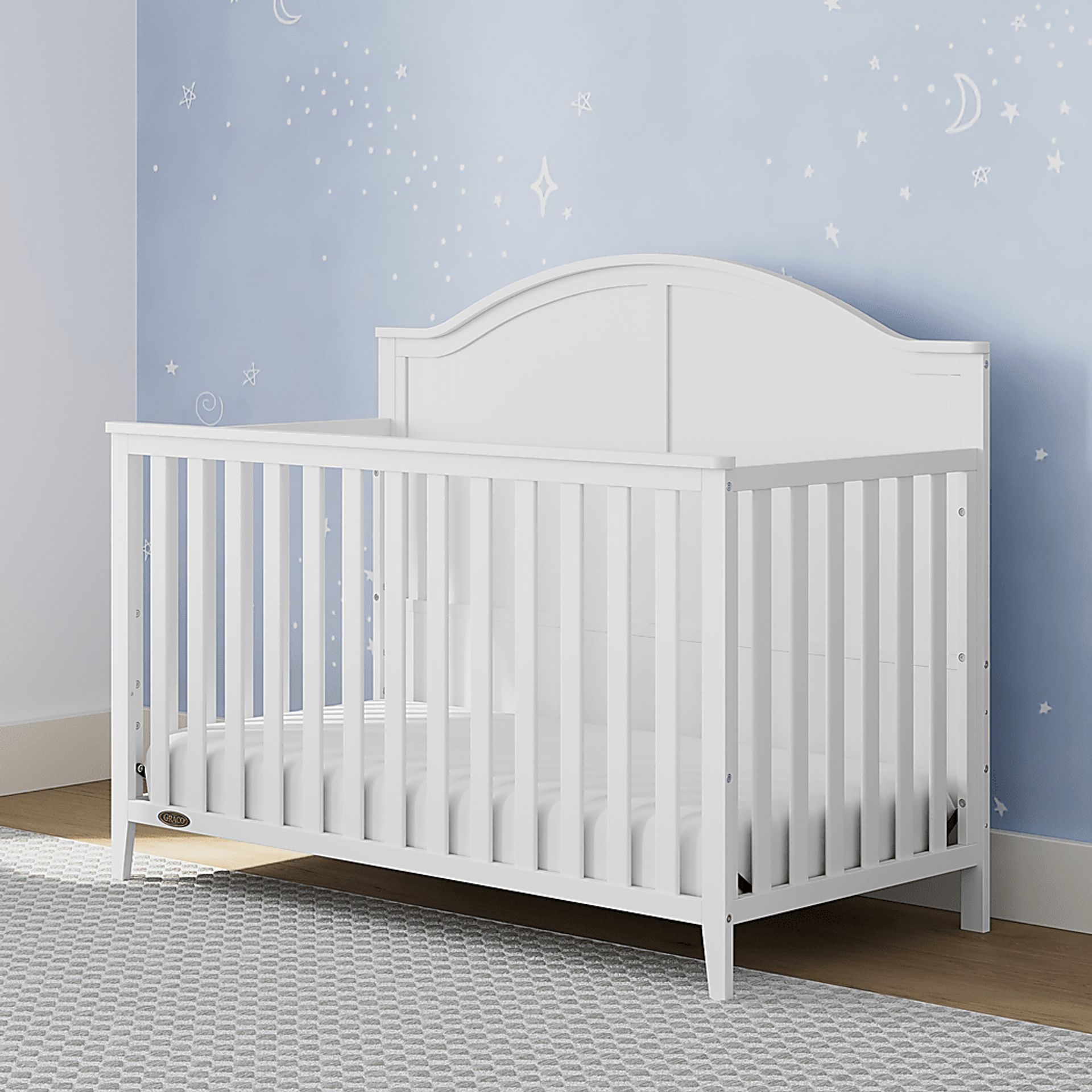 Alcindor White Convertible Crib - Image 2