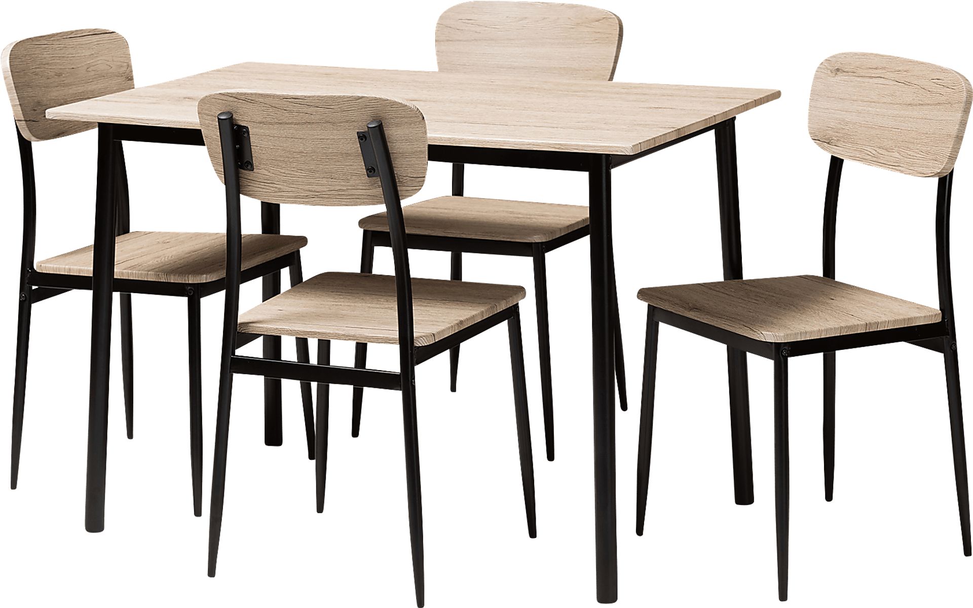 Alcler Brown 5 Pc Rectangle Dining Set - Image 1