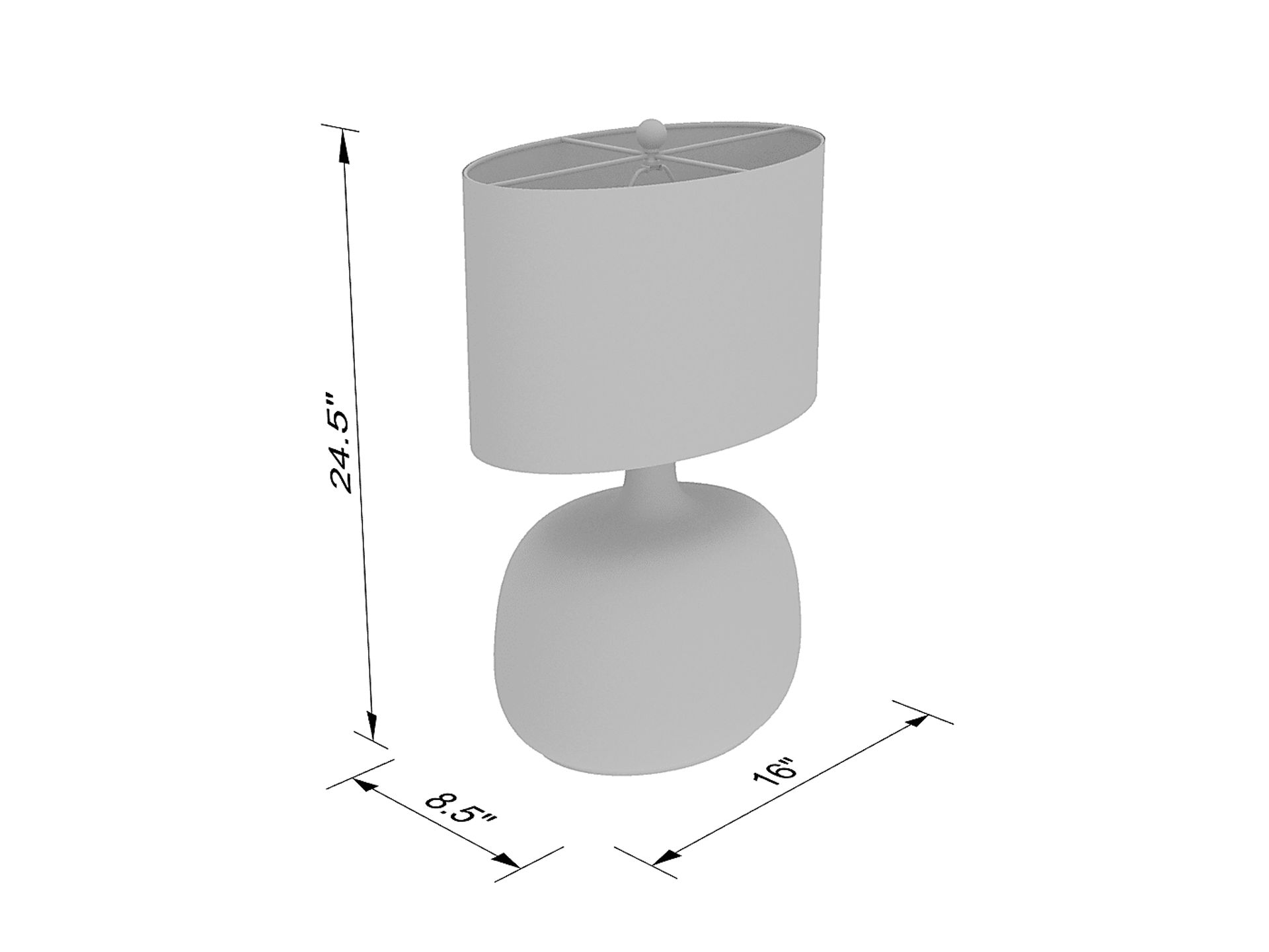 Alcoa Boulevard Clear Lamp - Image 8