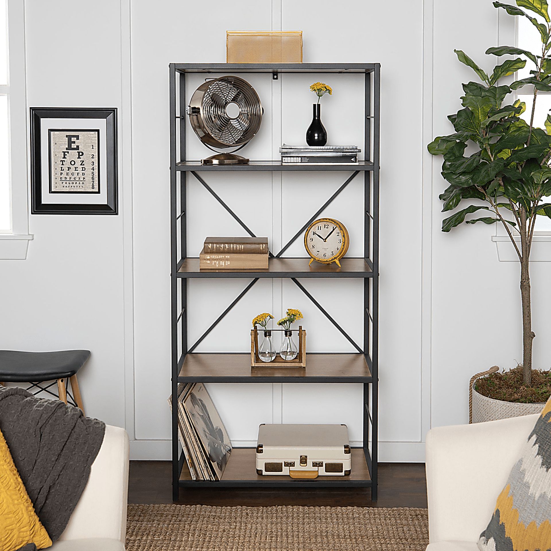 Alcott Brown Bookcase - Image 2