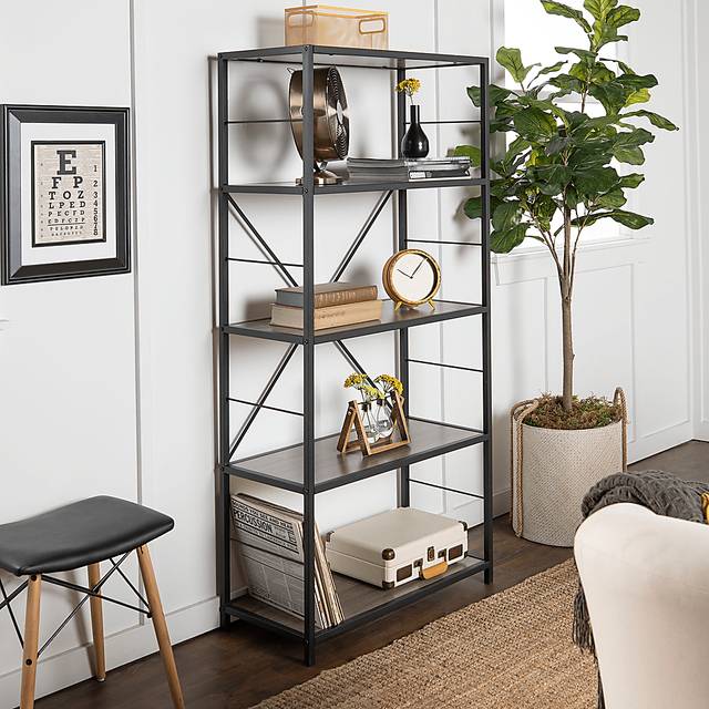 Alcott Gray Bookcase - Thumbnail - Image 4