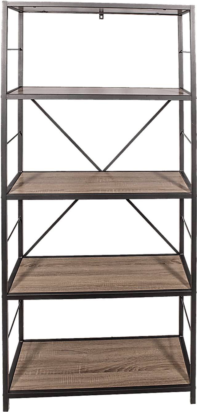 Alcott Gray Bookcase - Thumbnail - Image 1