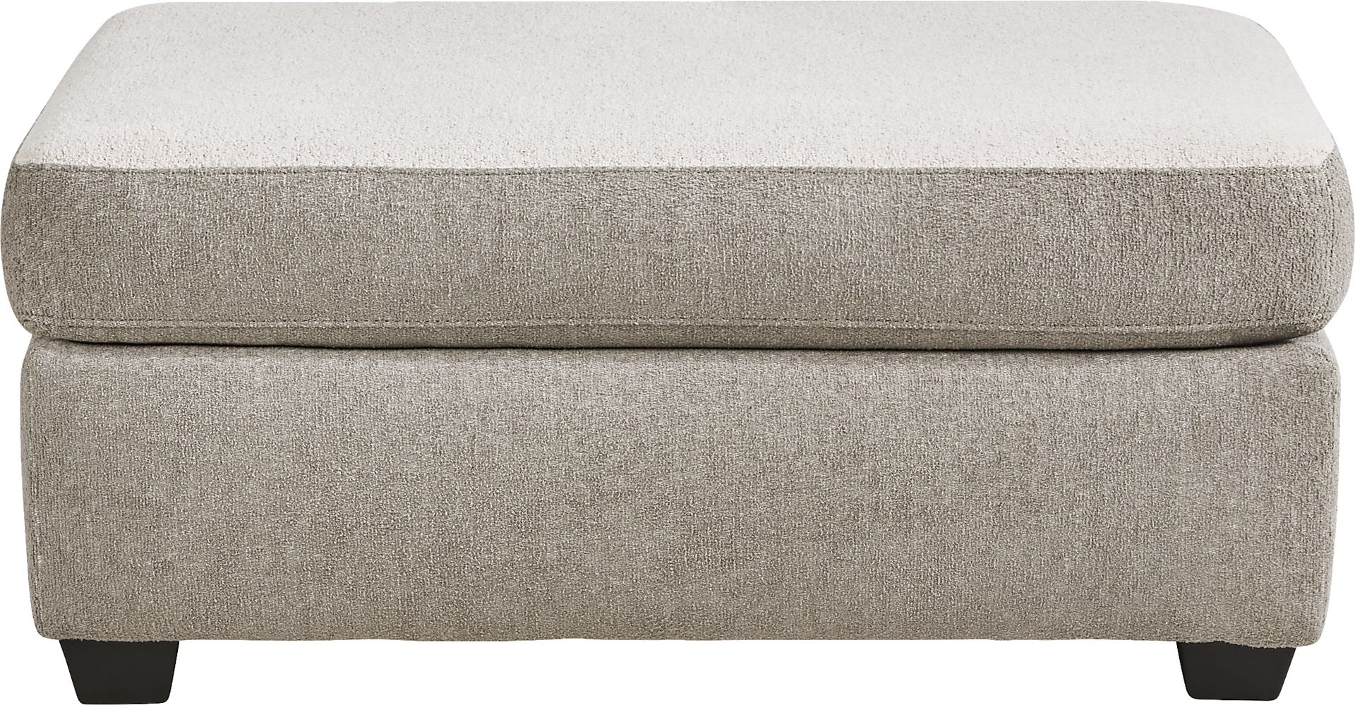 Alcott Gray Ottoman - Image 2