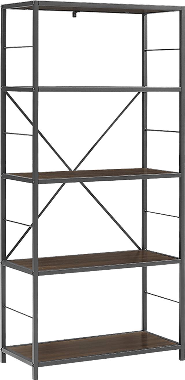 Alcott Walnut Bookcase - Thumbnail - Image 1