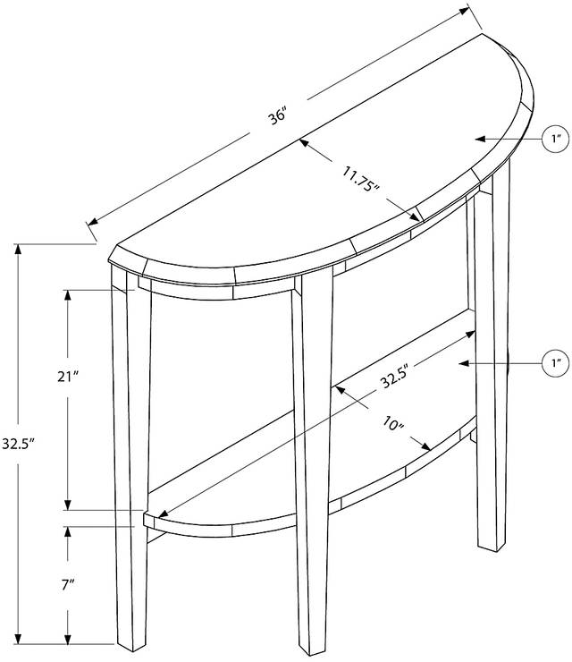 Alculo Black Console Table - Thumbnail - Image 11