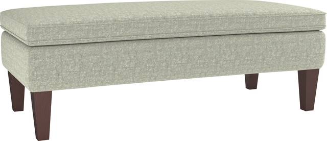 Aldama Light Gray Storage Ottoman - Thumbnail - Image 1