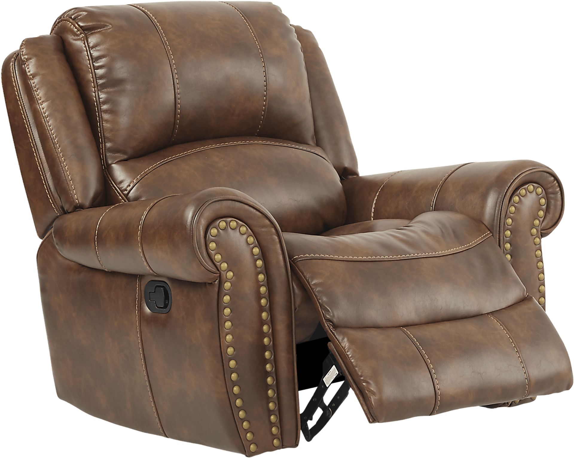 Alden Point Brown Glider Recliner - Image 2
