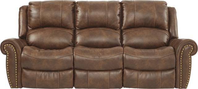 Alden Point Brown Power Reclining Sofa - Thumbnail - Image 1