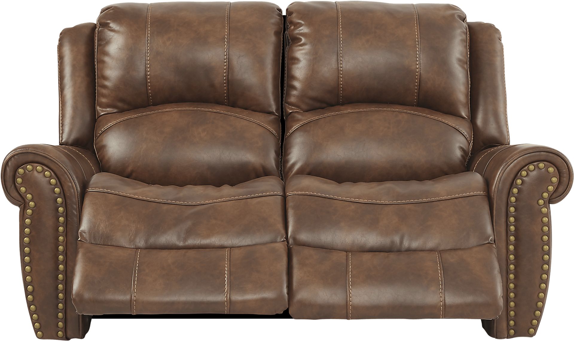 Alden Point Brown 5 Pc Reclining Living Room - Image 8
