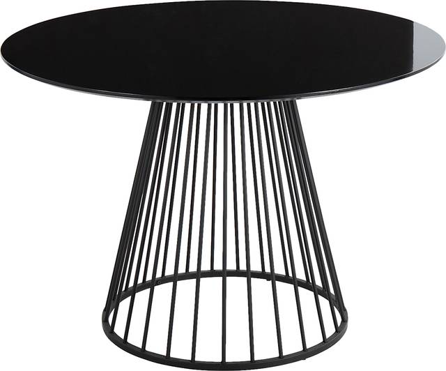 Aldendell Black Dining Table - Thumbnail - Image 1