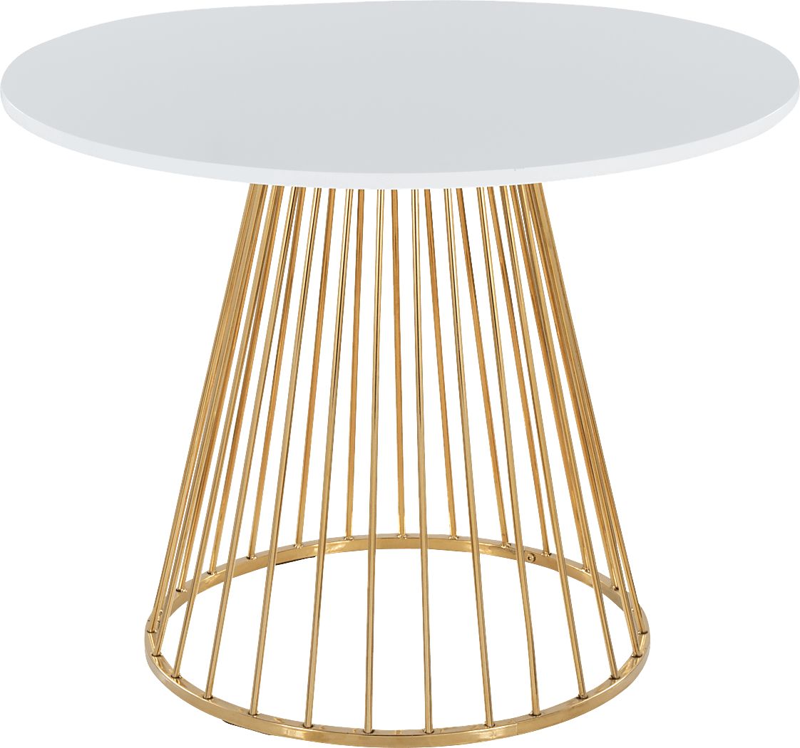 Aldendell White Dining Table