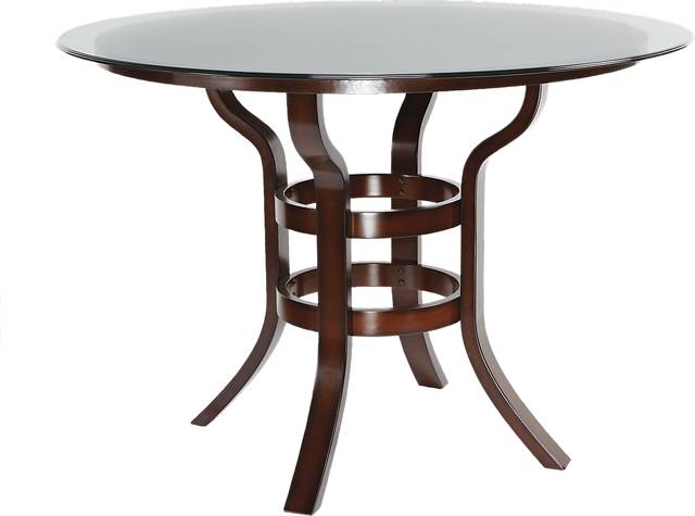 Alder Glass Top Dining Table - Thumbnail - Image 1