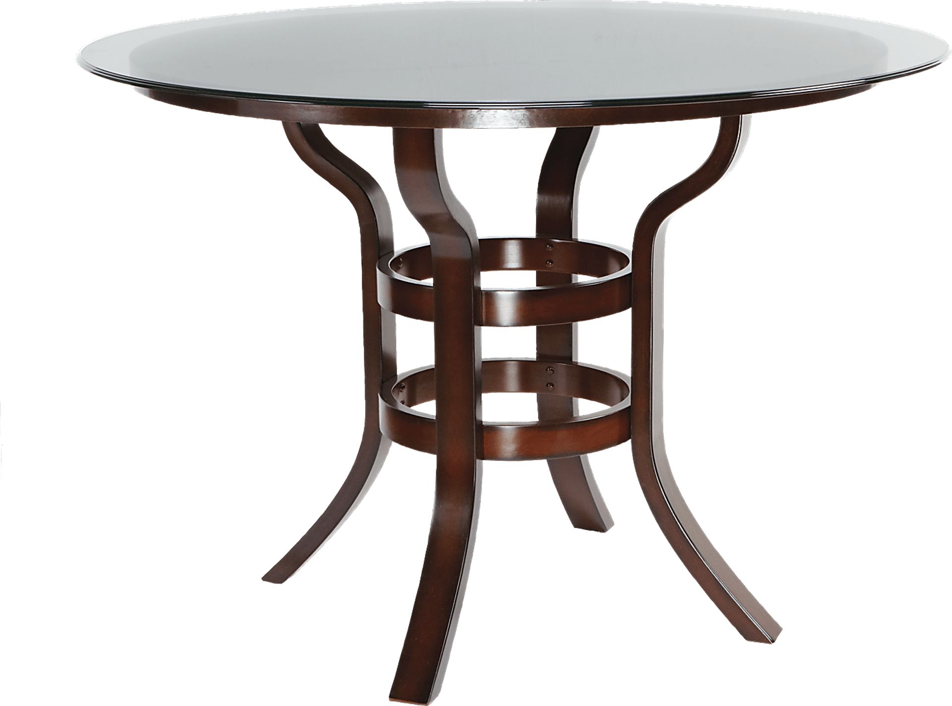 Alder Glass Top Dining Table - Image 1