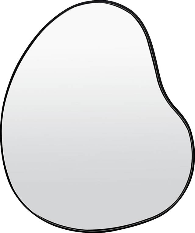 Aldercrest Black Irregular Wall Mirror - Thumbnail - Image 1