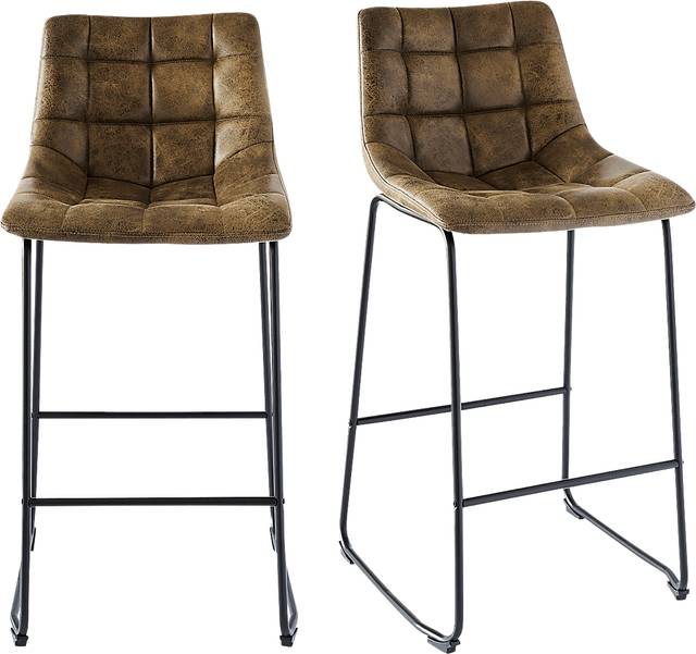 Aldergate Brown Bar Stool Set - Thumbnail - Image 1