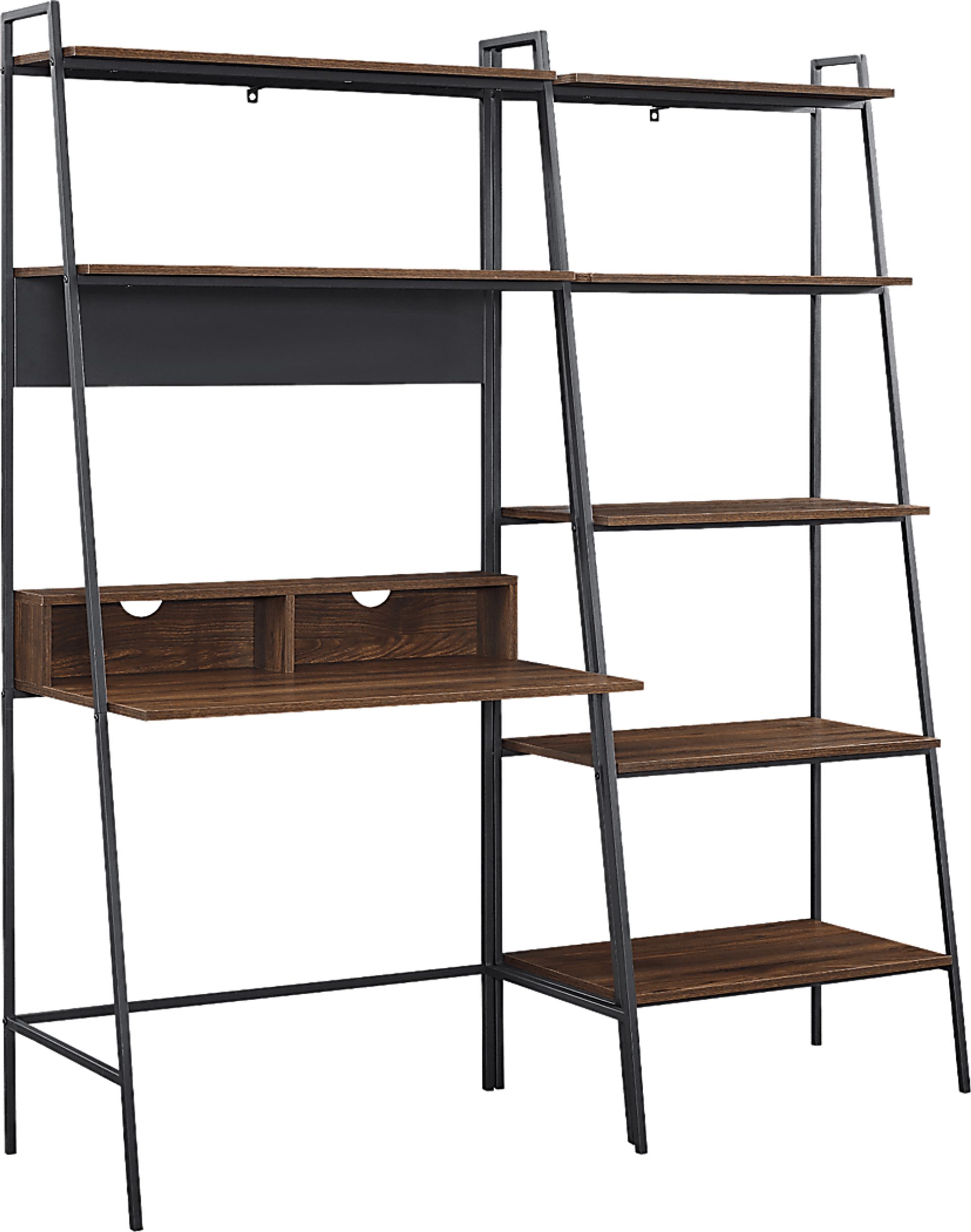 Alderknoll Brown 2 Pc. Desk Set - Image 1