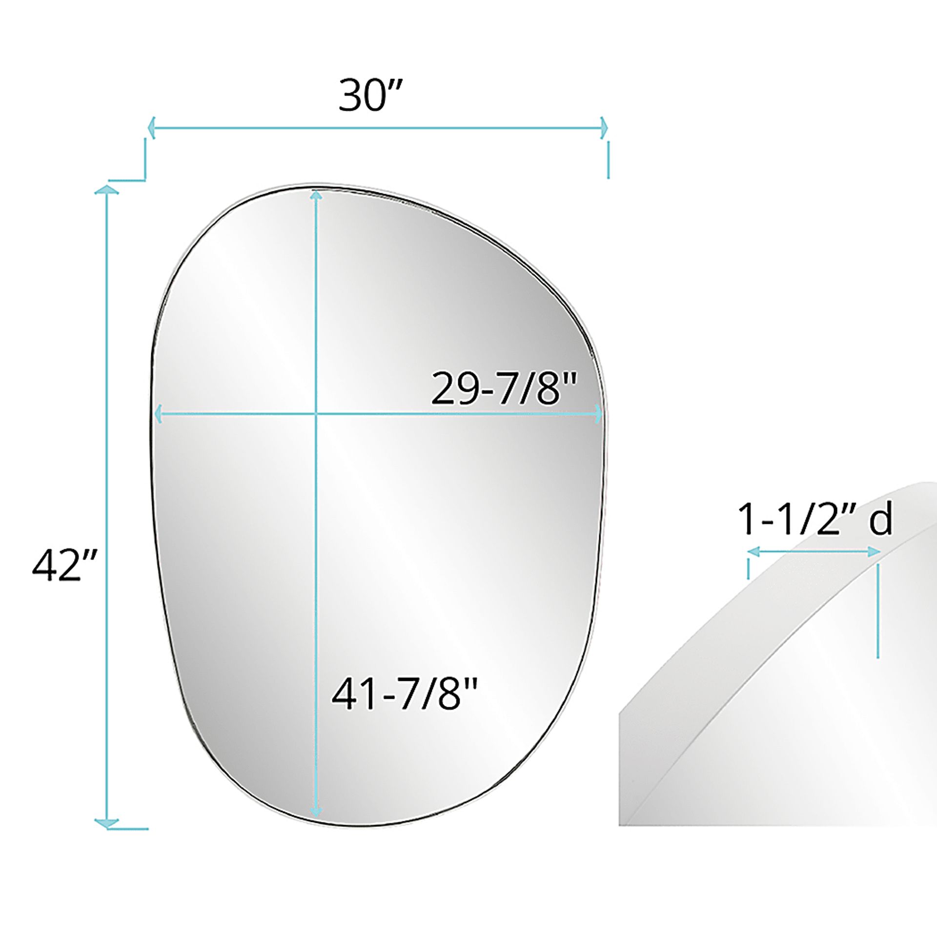 Alderleaf White Mirror - Image 6