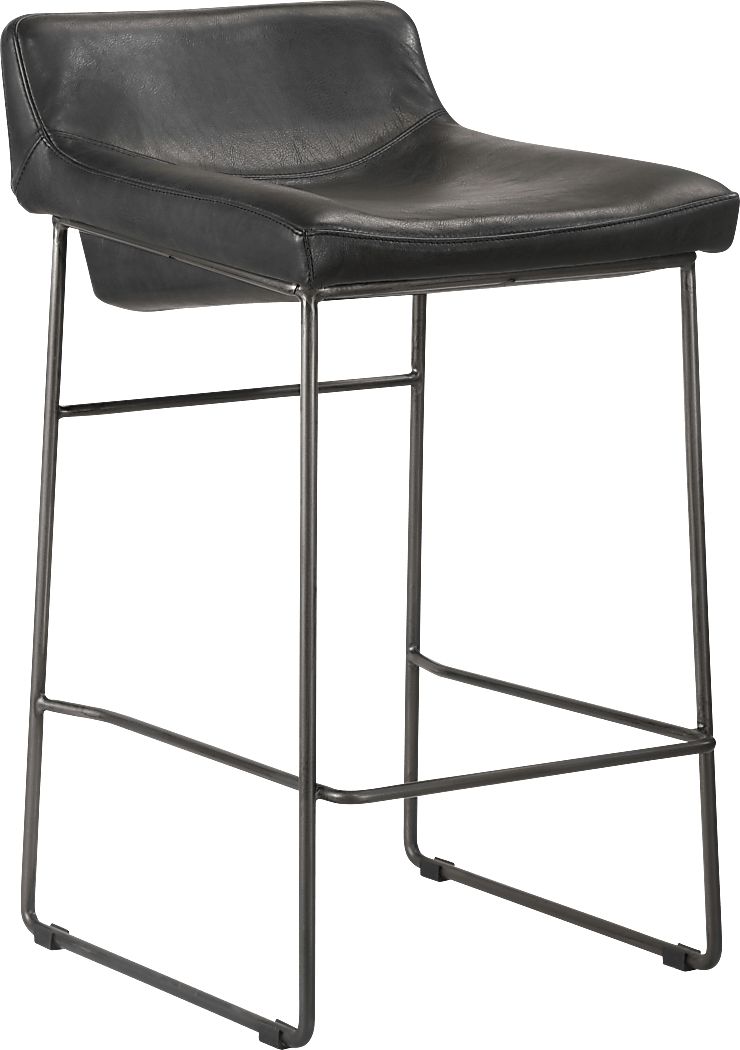 Alderney Black Counter Height Stool