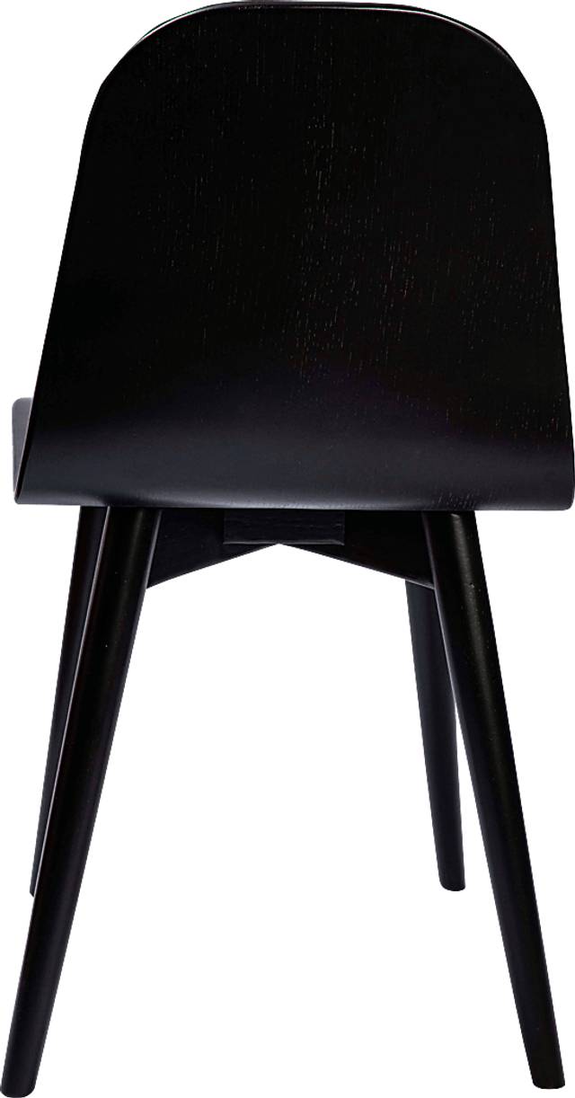 Alderon Black Side Chair - Thumbnail - Image 2