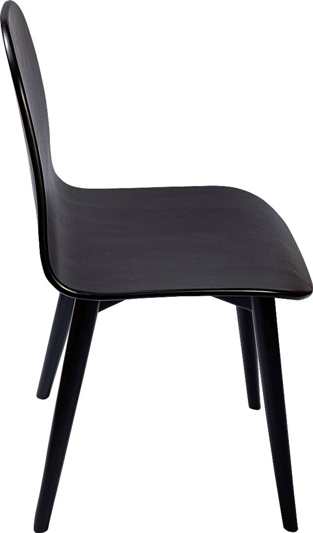 Alderon Black Side Chair - Thumbnail - Image 3