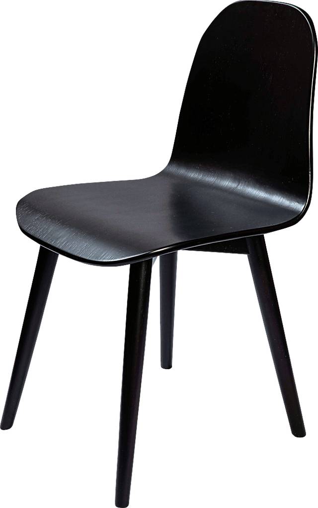 Alderon Black Side Chair - Thumbnail - Image 7