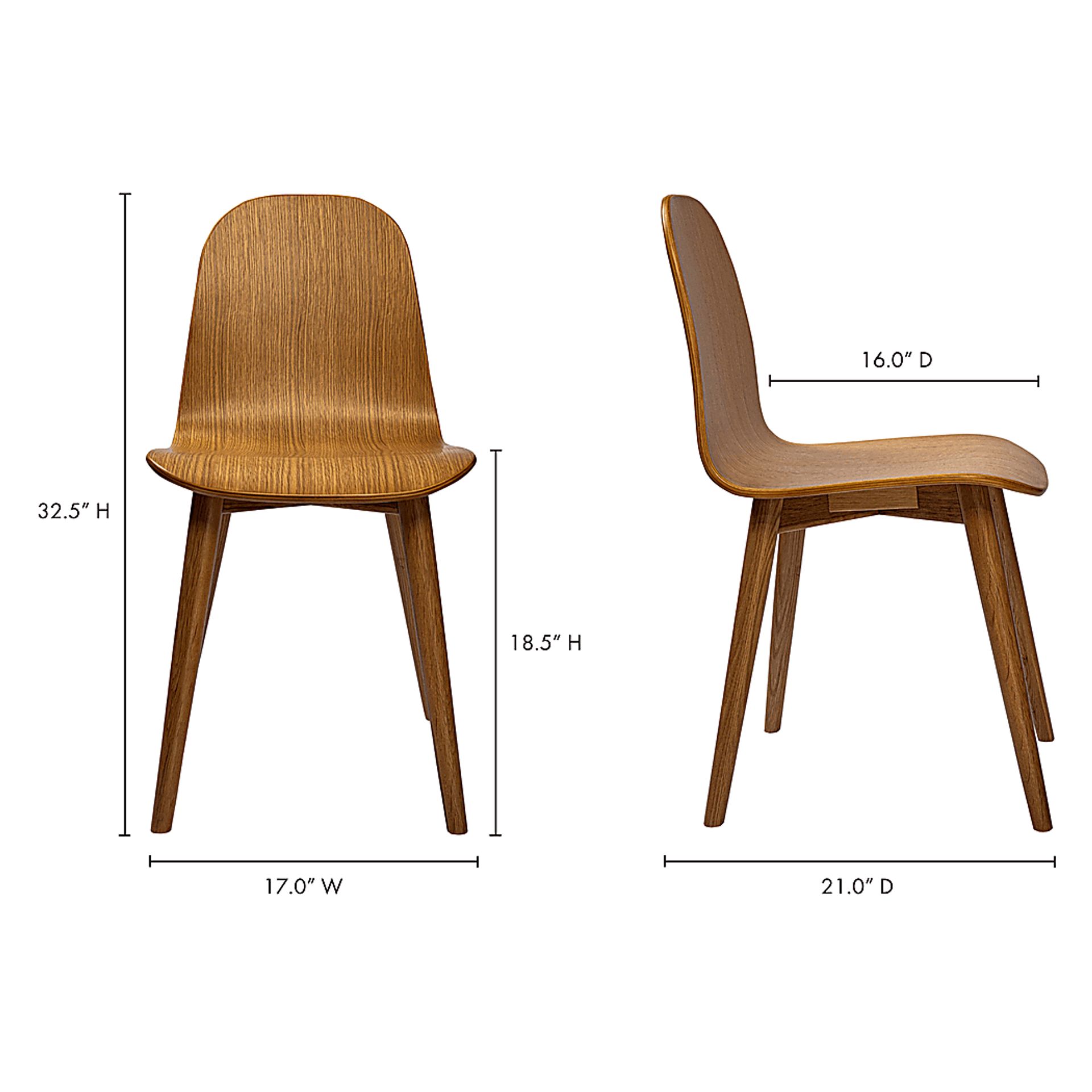 Alderon Brown Side Chair - Image 12