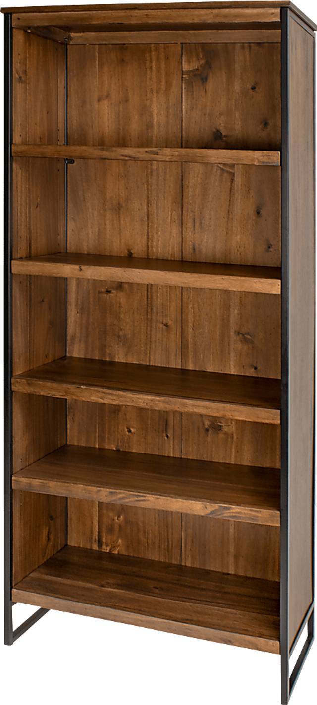 Aldershot Brown Bookcase - Thumbnail - Image 1