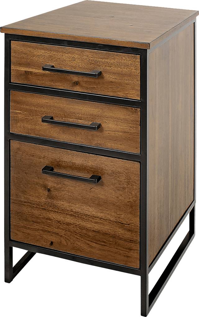 Aldershot Brown File Cabinet - Thumbnail - Image 2