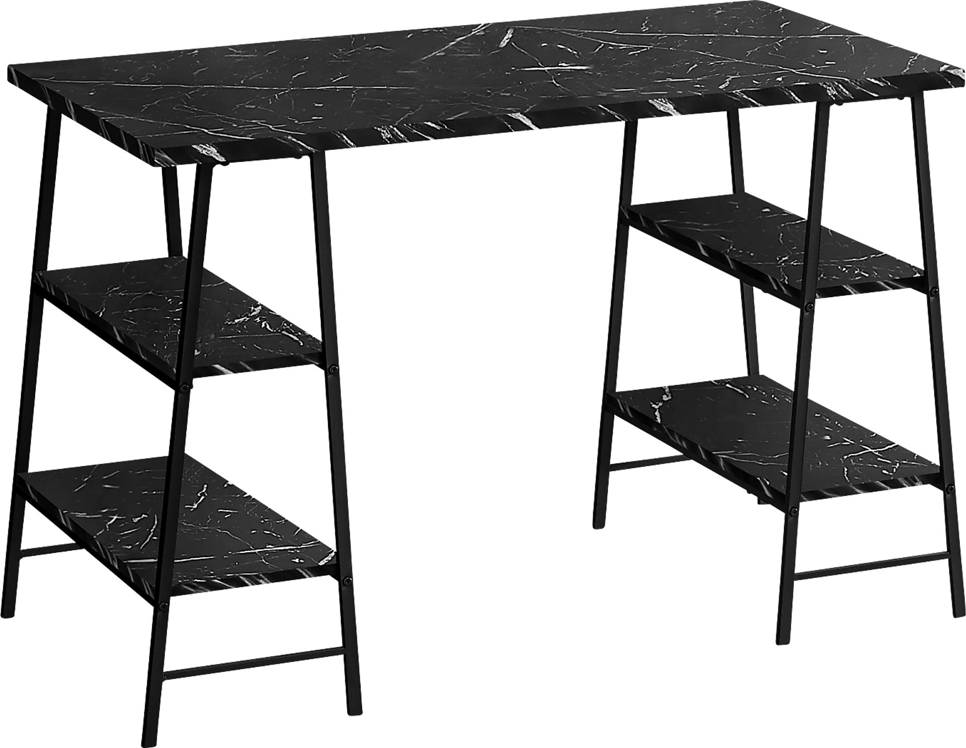 Aldersmeade Black Marble Desk - Image 1