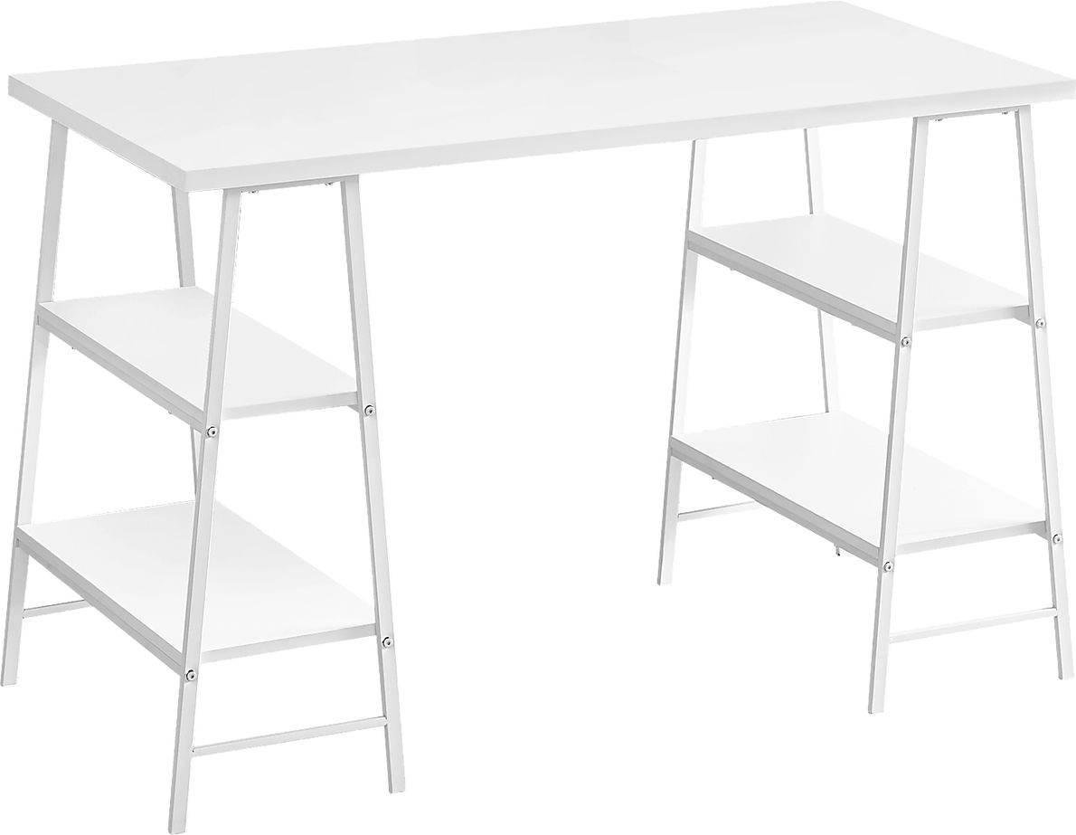 Aldersmeade White Desk