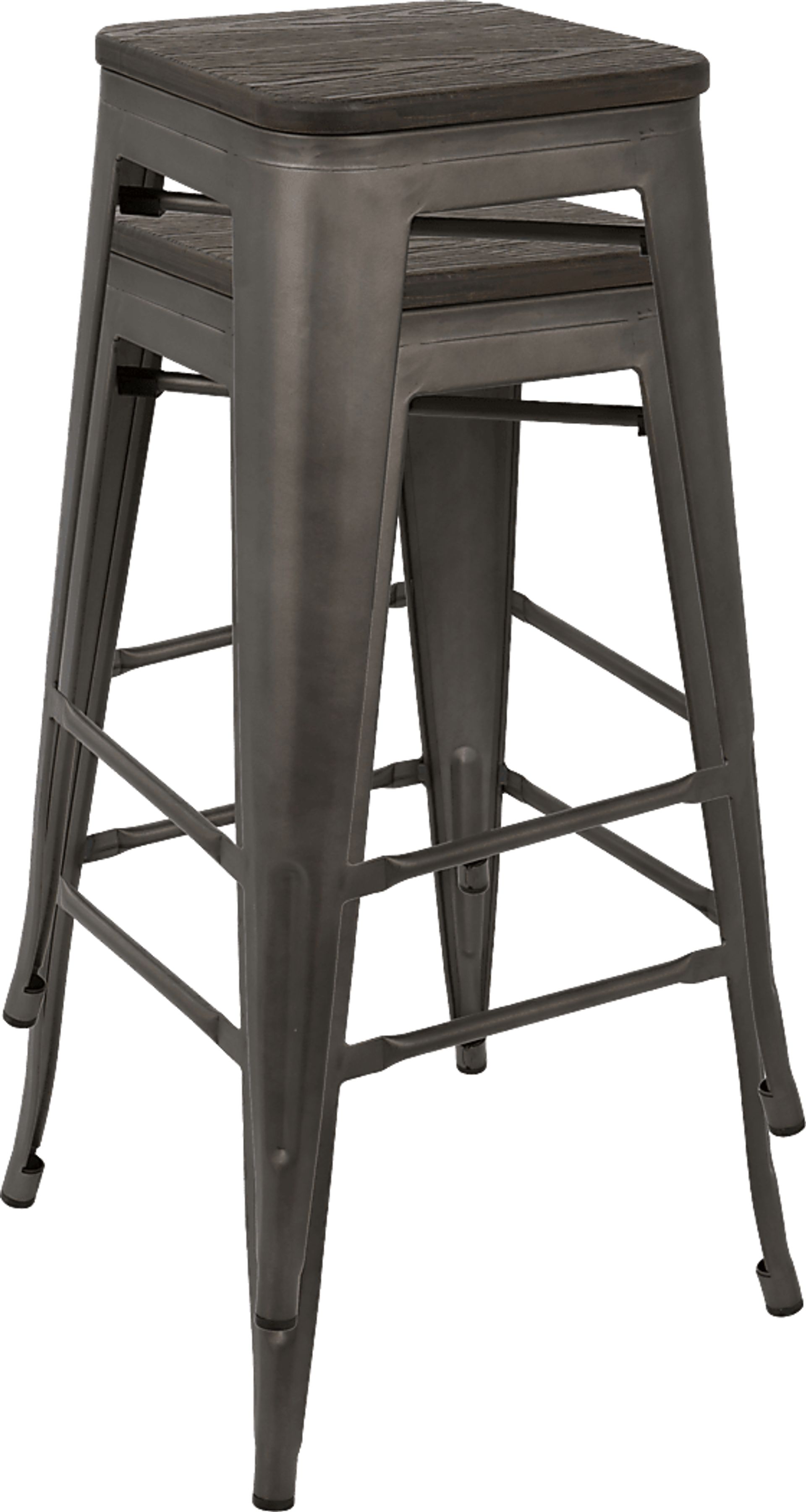 Aldersyde Espresso Barstool (Set of 2) - Image 2