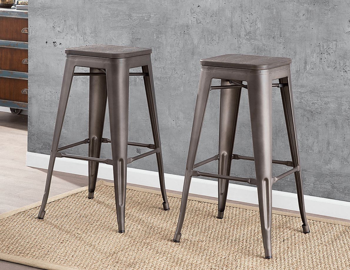 Aldersyde Espresso Barstool (Set of 2)