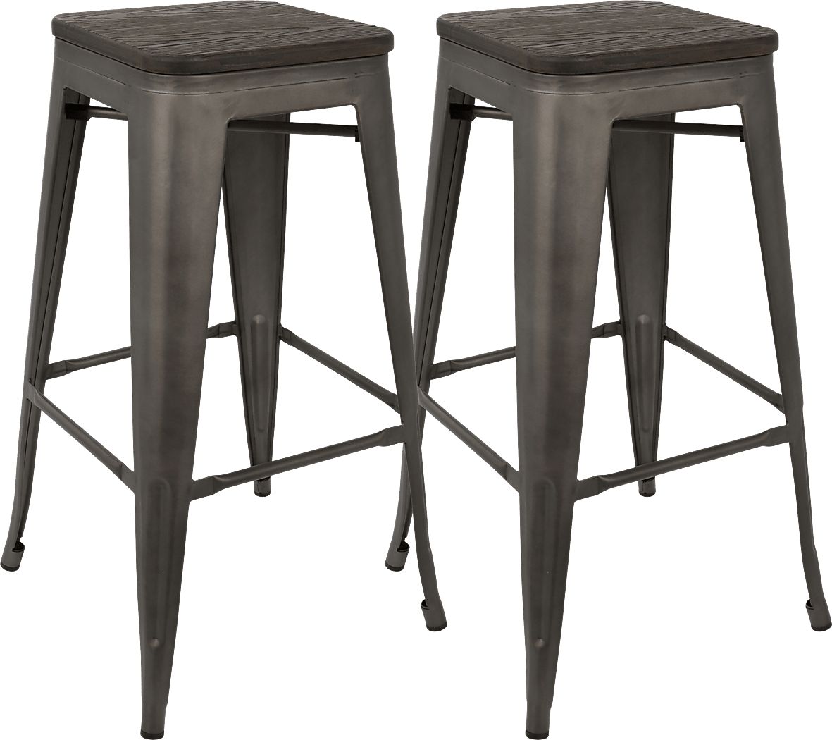 Aldersyde Espresso Barstool (Set of 2)