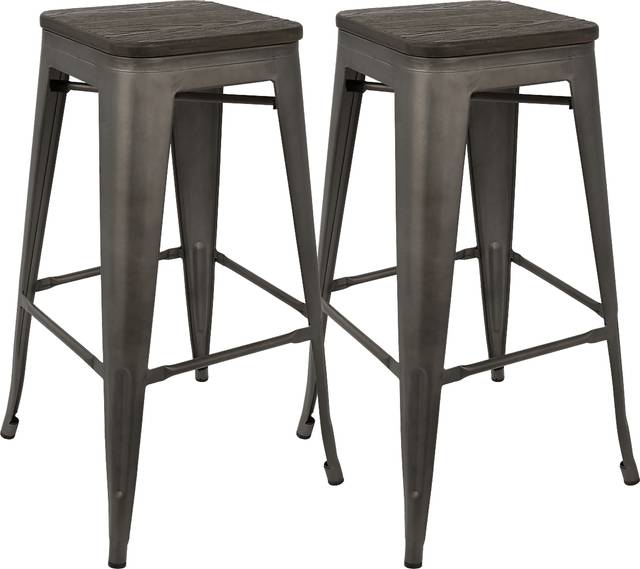 Aldersyde Espresso Barstool (Set of 2) - Thumbnail - Image 1