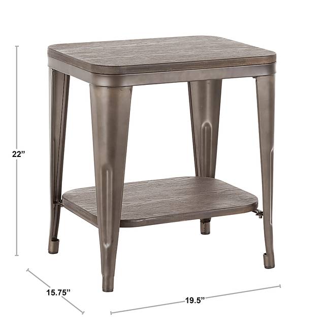 Aldersyde Espresso End Table - Thumbnail - Image 2