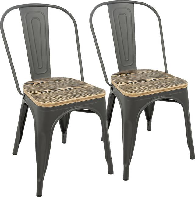 Aldersyde Gray 3 Pc Square Dining Set - Thumbnail - Image 5