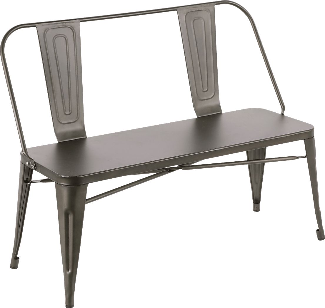 Aldersyde Gray Accent Bench Rooms To Go