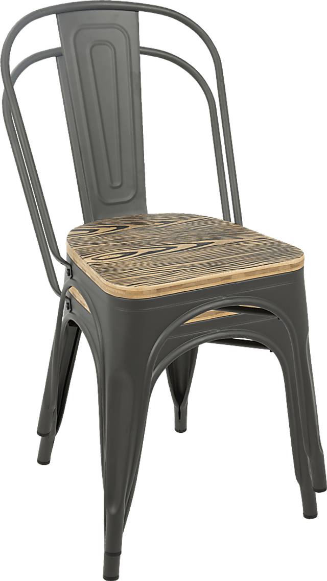 Aldersyde Gray Dining Chair (Set of 2) - Thumbnail - Image 3