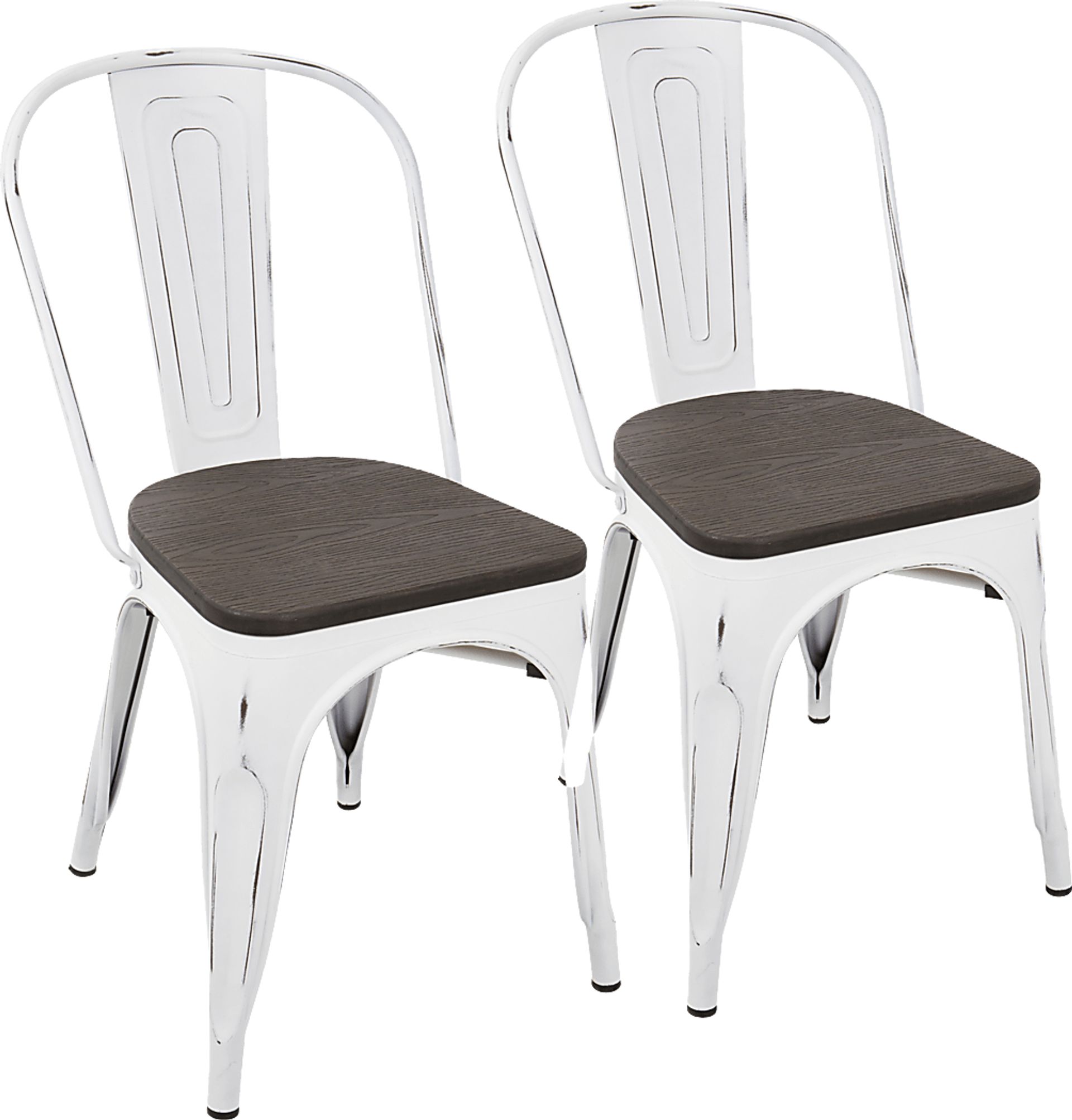 Aldersyde White 3 Pc Square Dining Set - Image 5