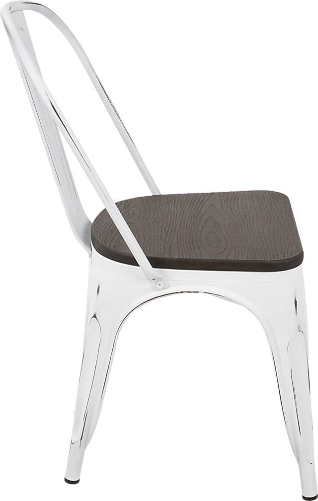 Aldersyde White 3 Pc Square Dining Set - Thumbnail - Image 6