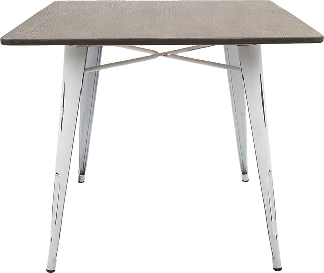 Aldersyde White 3 Pc Square Dining Set - Thumbnail - Image 7
