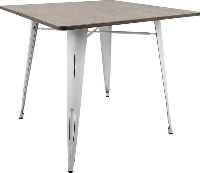 Aldersyde White 3 Pc Square Dining Set - Thumbnail - Image 9
