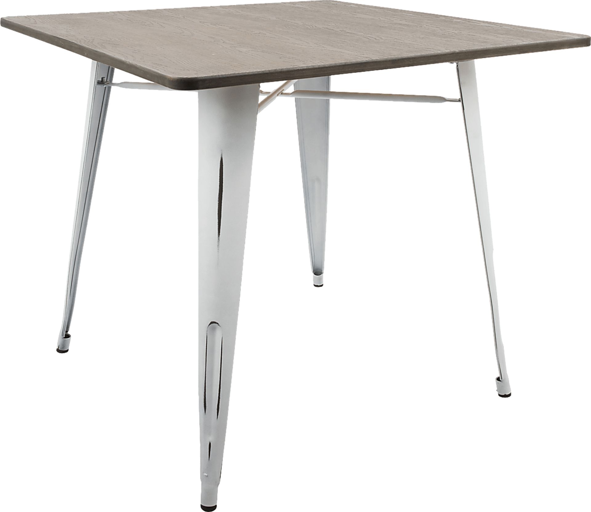 Aldersyde White 3 Pc Square Dining Set - Image 9