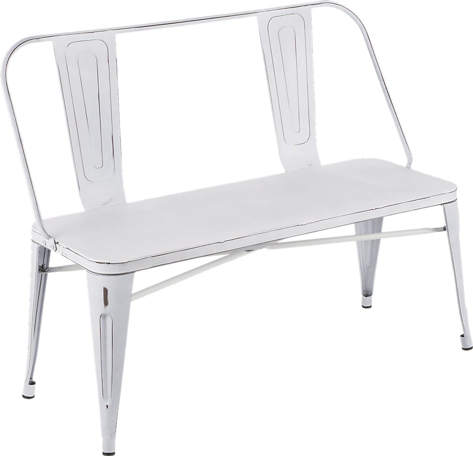 Aldersyde White Accent Bench - Image 1