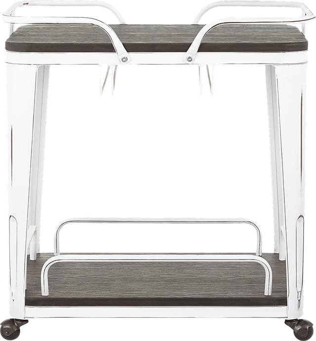 Aldersyde White Bar Cart - Thumbnail - Image 3