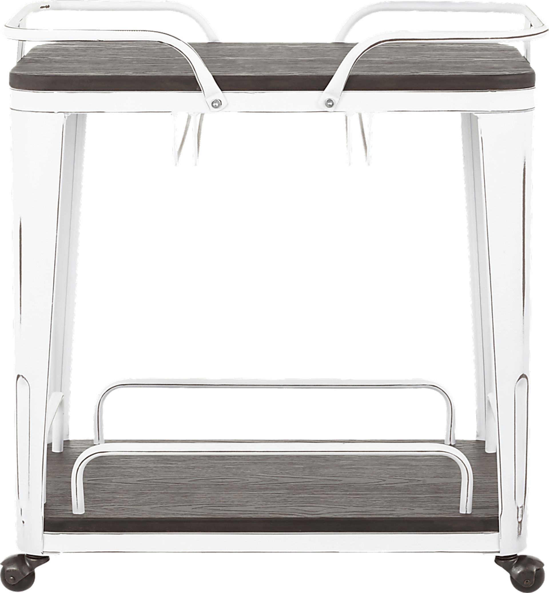 Aldersyde White Bar Cart - Image 3