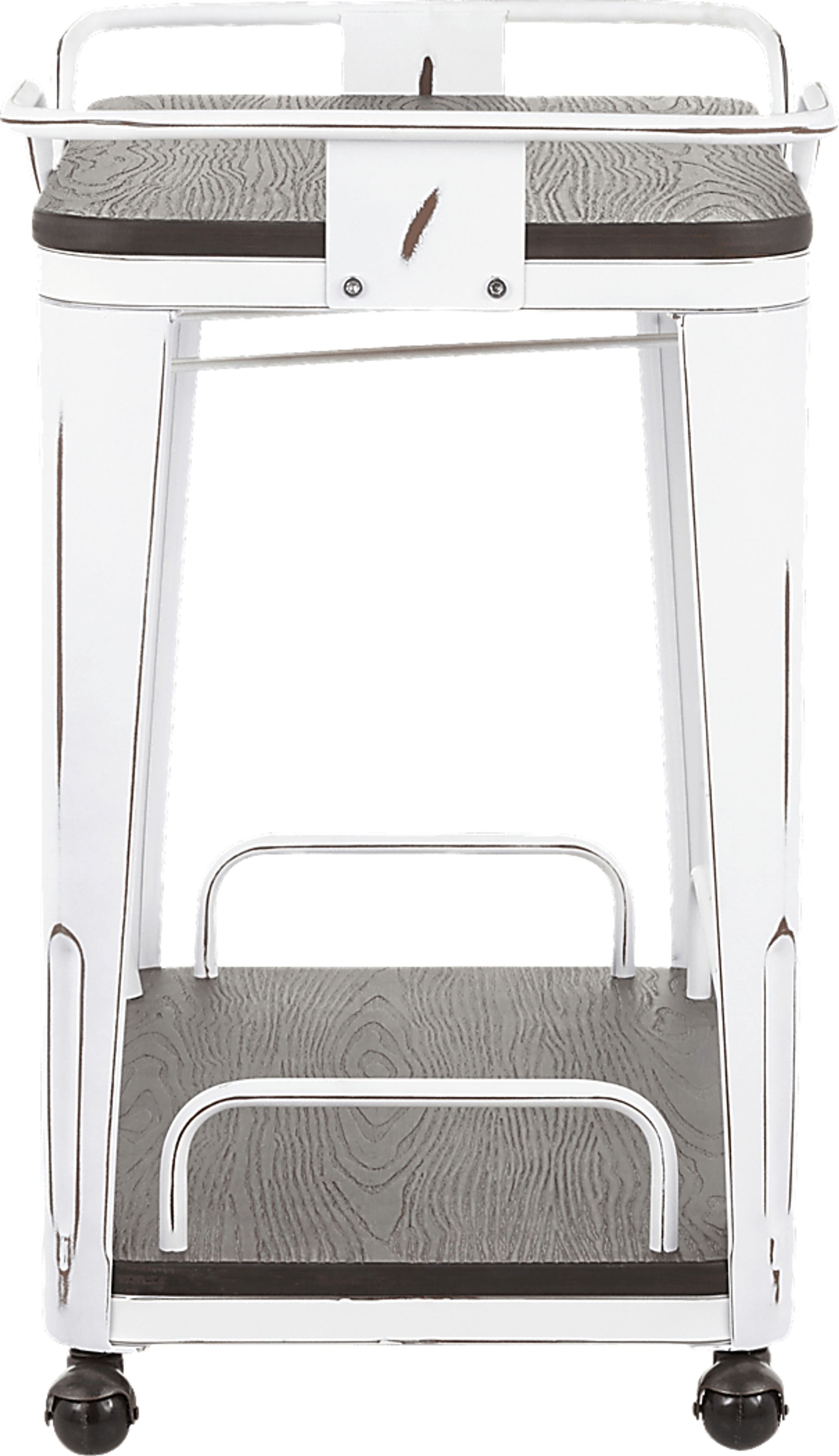 Aldersyde White Bar Cart - Image 5