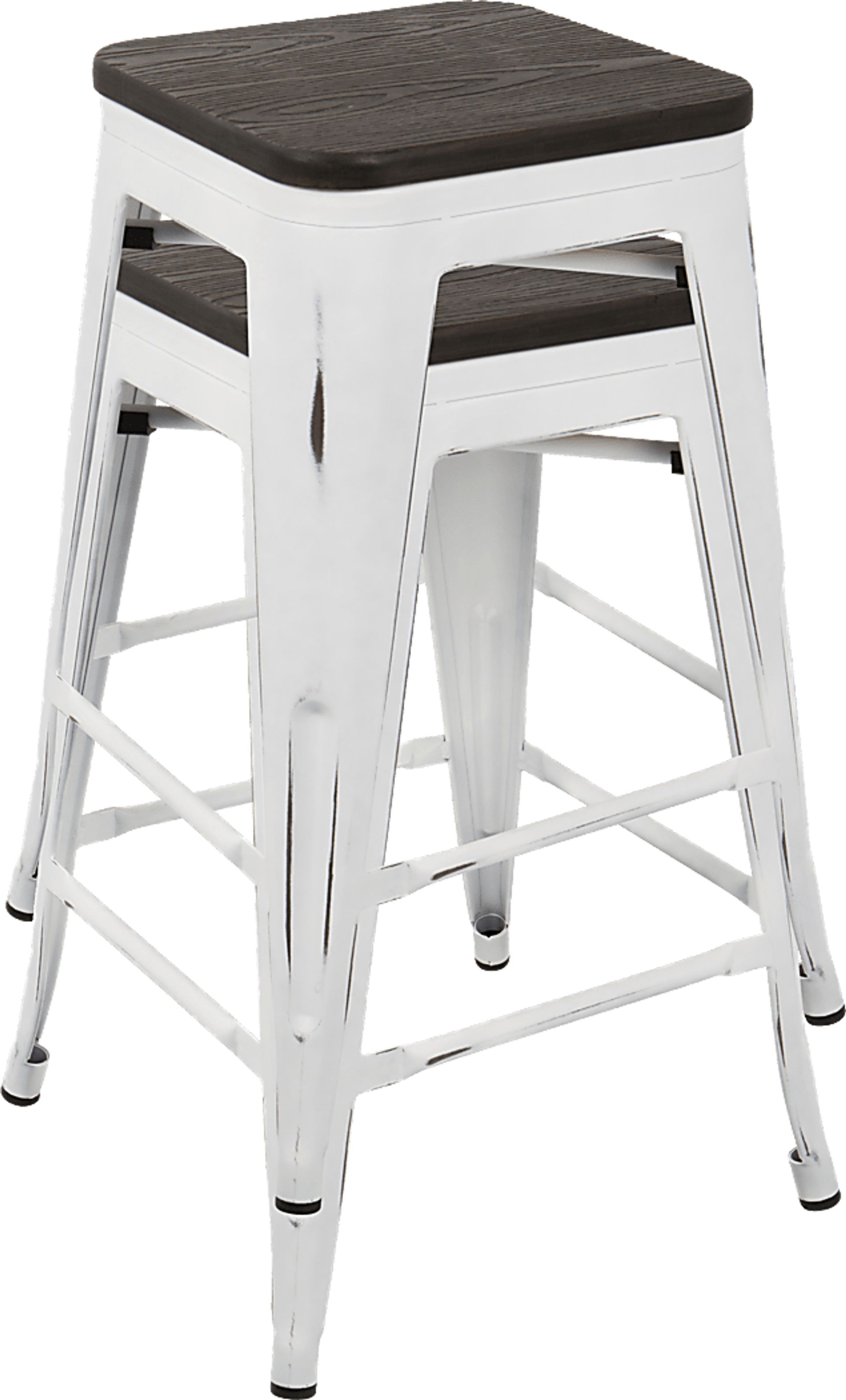 Aldersyde White Counter Height Stool (Set of 2) - Image 2