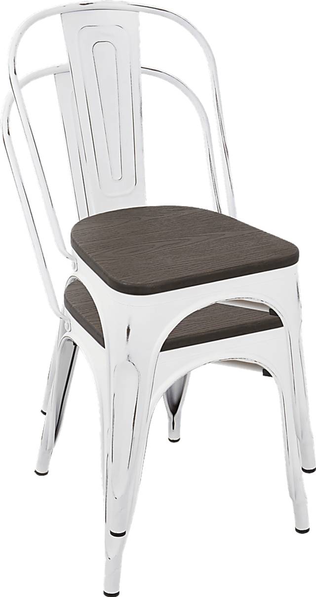 Aldersyde White Dining Chair (Set of 2) - Thumbnail - Image 3