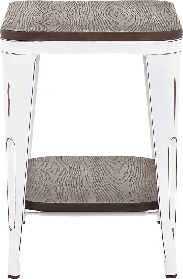 Aldersyde White End Table - Thumbnail - Image 4